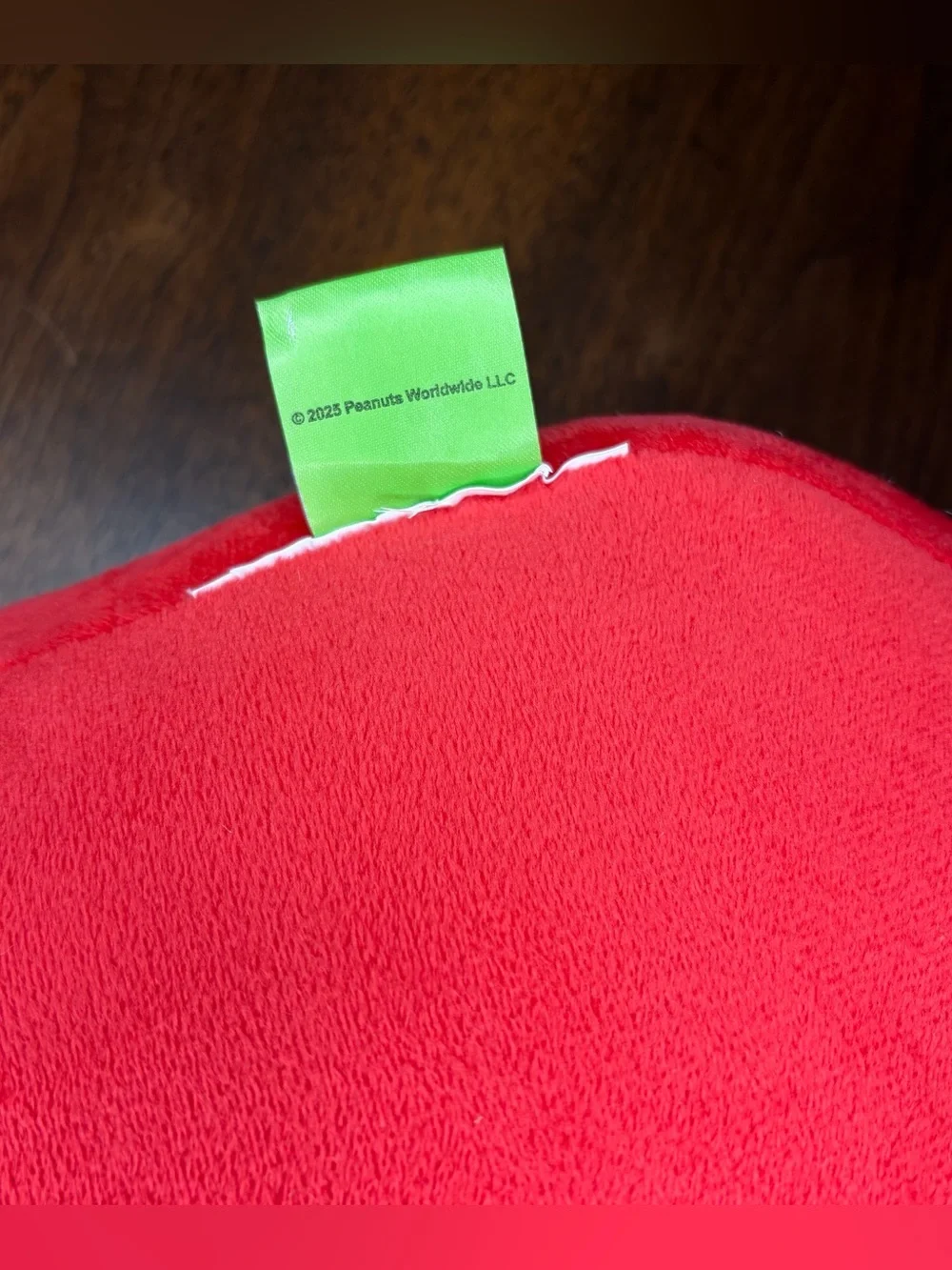 Peanuts Snoopy Red Puffer Winter Hat Jacket Coat Pillow Plush